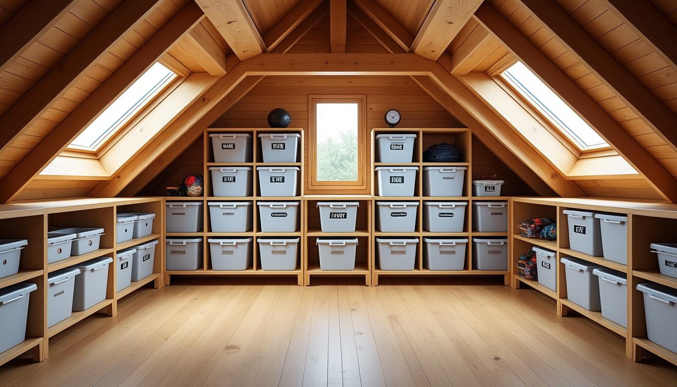 Aménager Son Grenier : Guide Pratique pour une Organisation Astucieuse et une Optimisation Maximale 2 découvrez notre guide pratique pour aménager votre grenier efficacement, avec des astuces d'organisation et des conseils pour optimiser chaque espace au maximum.