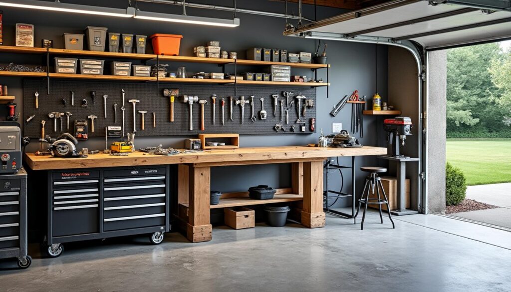transformez votre garage en un atelier fonctionnel grâce à notre guide complet des outils indispensables et astuces pratiques pour un aménagement optimal.