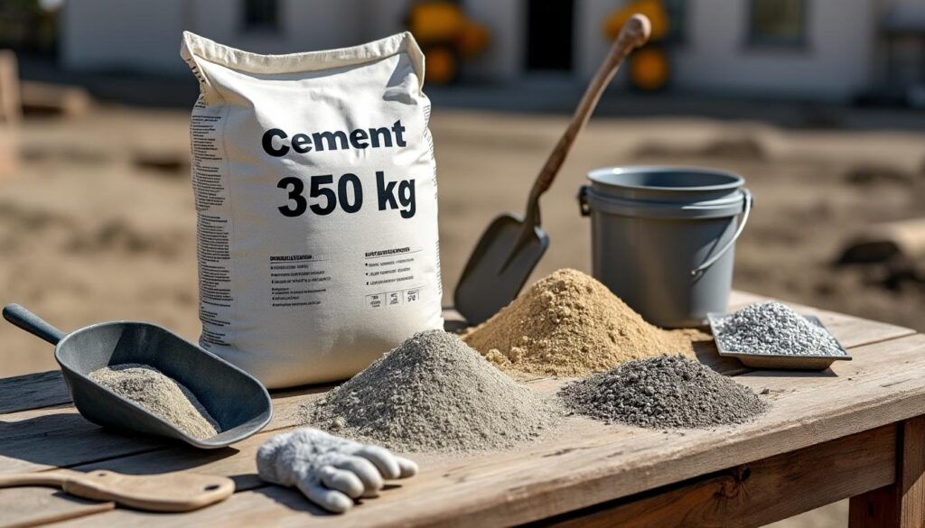 découvrez les proportions précises pour un dosage béton 350 kg avec mélange sable et gravier, idéal pour réussir vos projets extérieurs en toute fiabilité.