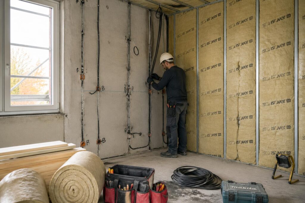 découvrez l'ordre idéal pour réaliser vos travaux d'électricité avant ou après l'isolation, afin d'assurer un chantier sans retouche et un résultat parfait.