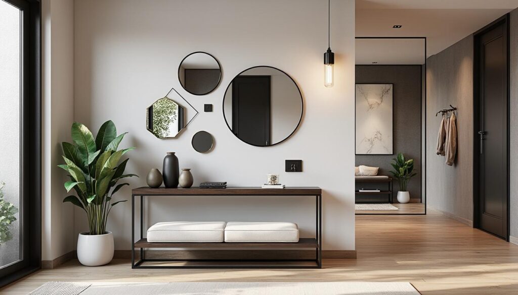 découvrez 20 astuces ingénieuses avec nos miroirs d'entrée pour optimiser l'espace, apporter de la lumière et sublimer votre décoration intérieure dès l'entrée.