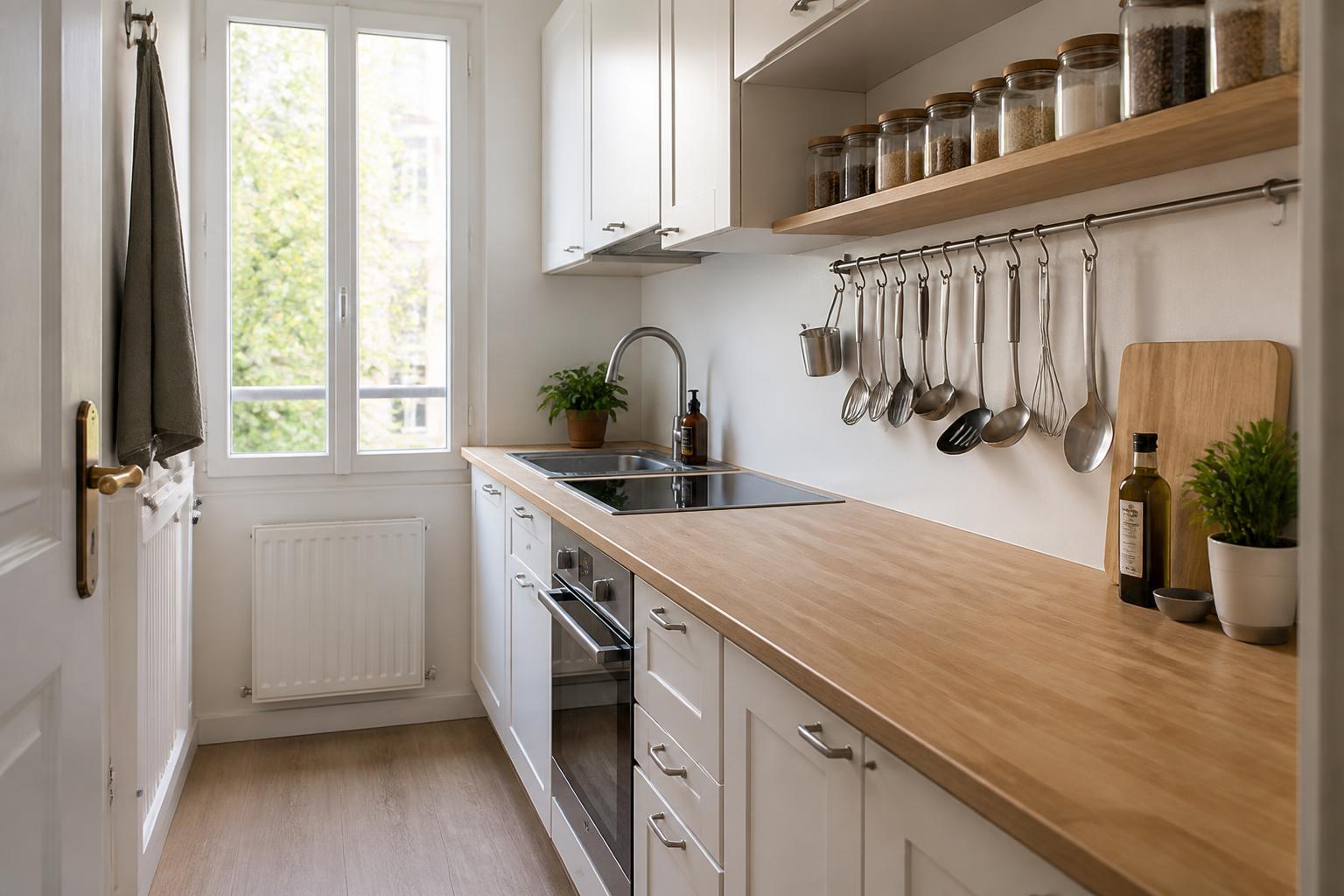 découvrez des astuces ingénieuses pour maximiser l'espace et organiser efficacement votre cuisine, alliant praticité et élégance pour un environnement harmonieux.