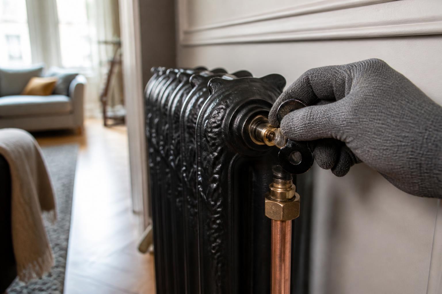 apprenez à purger facilement votre radiateur en fonte pour optimiser votre chauffage et profiter d'une chaleur efficace grâce à une opération simple et accessible à tous.