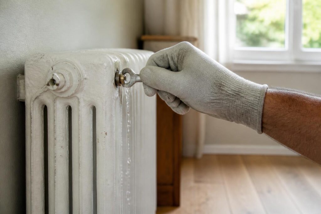 apprenez à purger un radiateur en fonte facilement pour améliorer l'efficacité de votre chauffage avec une méthode simple et accessible à tous.